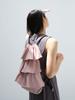 Vimun Ruffle String Bag_Dusty Pink