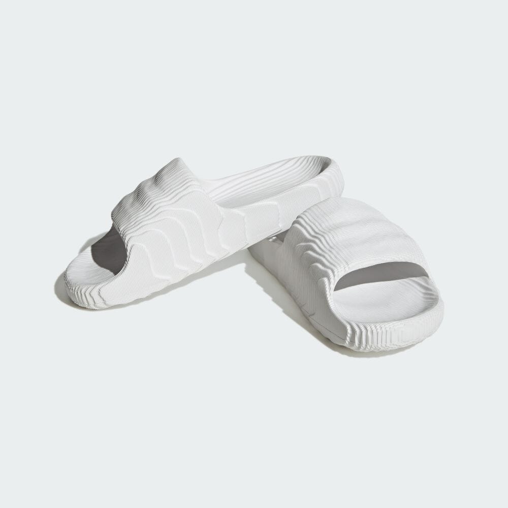 Adidas ADILETTE 22 PANDOVE Off-White Sandály Nazouváky Unisex ORIGINALS HQ4672 Off-White/Wonder White/Off-White