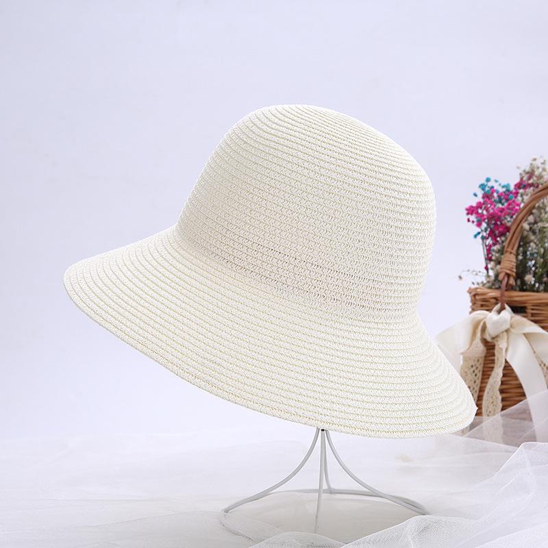 Straw Hat, Material Handmade Straw Hat Embryo Sunshade Sunscreen Hat Team Building Activity Big Eaves Braided Basin Hat