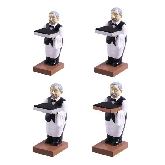 Old Butler Uhrenständer, Schmuckgeschäft, Uhrendisplayhalter, Simulationsmodell eines älteren Mannes, glatte Oberfläche, Uhrenorganizer, Home-Office-Desktop-Ornament