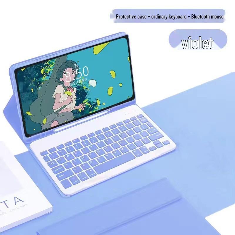 2025 Magic Bluetooth Keyboard & Silicone Case for iPad 11/Air11 - A16 Magnetic Detachable Leather Keyboard.