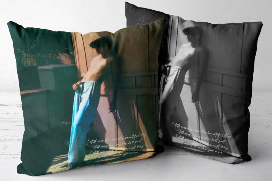 

[USED] BTS Cushion Cover TYPE 1 Taehyung V Tae