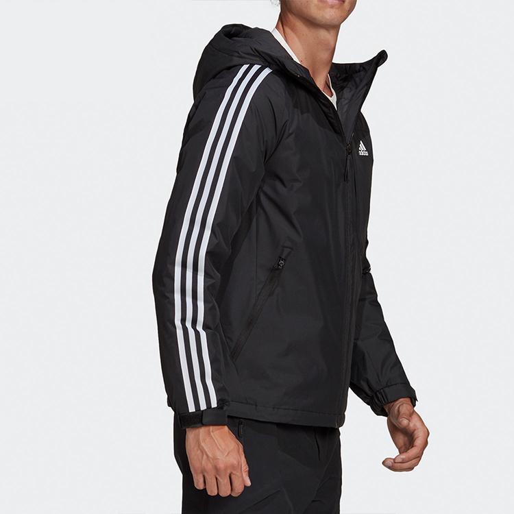 New Adidas Down Jackets Men Black GF0098