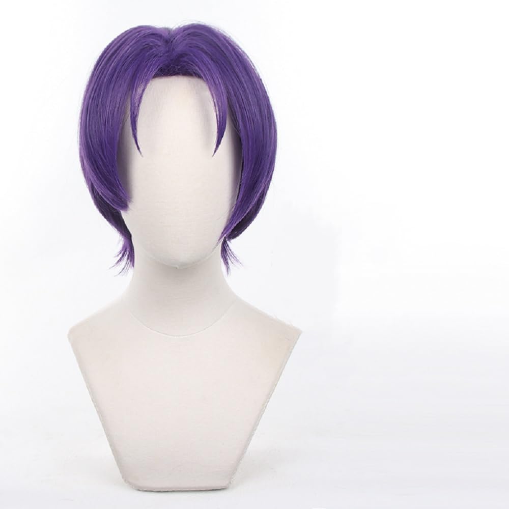 

Akixen Blue Lock Mikage Reo Anime School Cultural Short Hair Wig, Cosplay, Hairnet, Fashion, Gift, Event, Halloween, Christmas, Disguise, Costume,