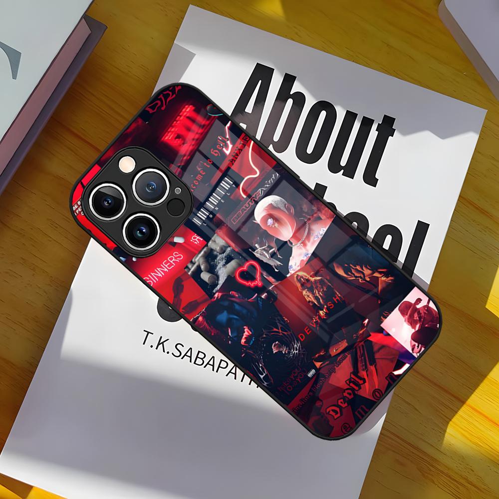 Chase Atlantic Music Group Phone Case Glass Cover For IPhone 17 15 Pro Max 14 Pro 16 12 11 13 Mini X XR XS 8 7 Plus SE