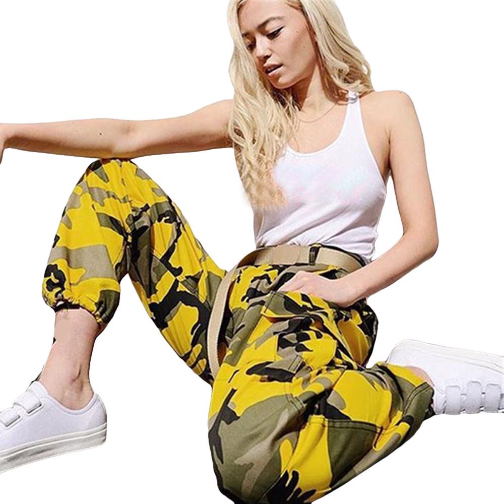 Women Sports  Cargo Pants Outdoor Casual Uflage Trousers Jeans