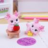 Deer YoYo Desktop Ornament: Small Deer Decoration for Office Workstation or Car Interior