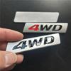 3D Metal  Emblem Four-Wheel Drive 4WD Sticker Suitable for Cars Trucks Motorcycles SUVs Hood Trunk Fender Side Door, Body Decorative Decal Accessories