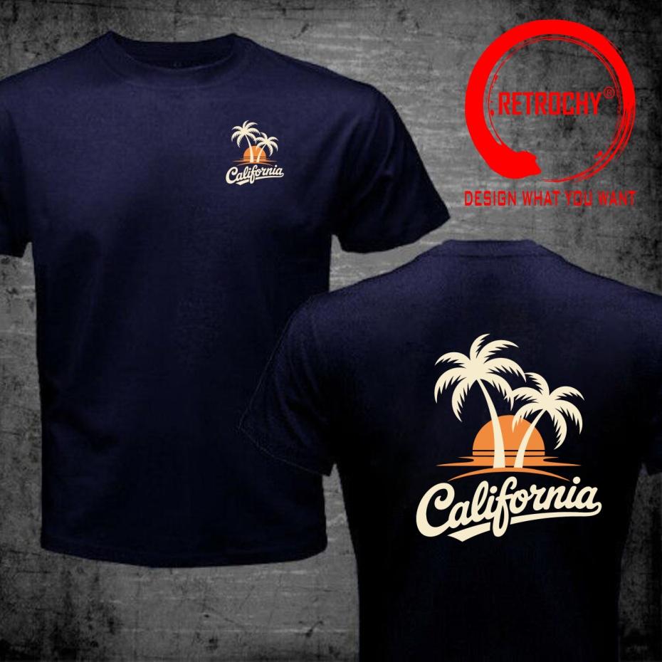 Funny Design California Beach Shirt Unisex Fashion Trendy Casual Clothing Stylish Tops Tee Shirt Leisure Tshirt Unisexs Tshirt