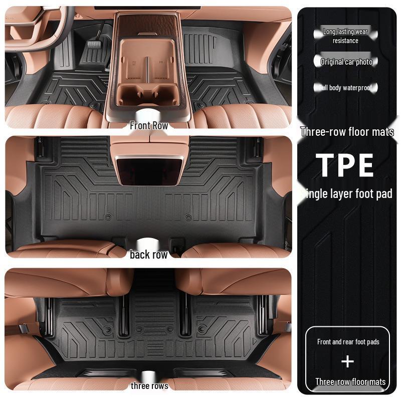 Nio LeDao L90 2025 TPE Full Coverage Floor Mats for Car Interior Modification LeDao L90 TPE Floor Mat Upgrade Package