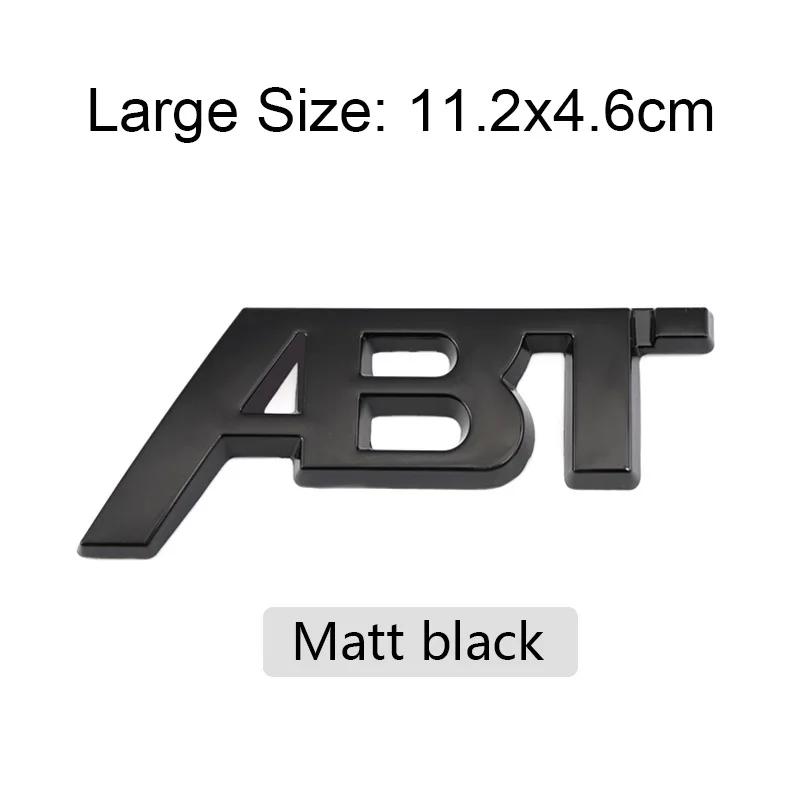 Car Front Grille Badge Trunk Sticker Side Letters Badge for Volkswagen ABT Sagitar Golf Polo Passat Tiguan Touareg Jetta Lavida