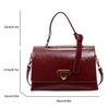 Designer PU Leather Crossbody Bag For Women 2025 Large Capacity Shoulder Messenger Bag Lady Flap Small Handbag Travel Bag Black