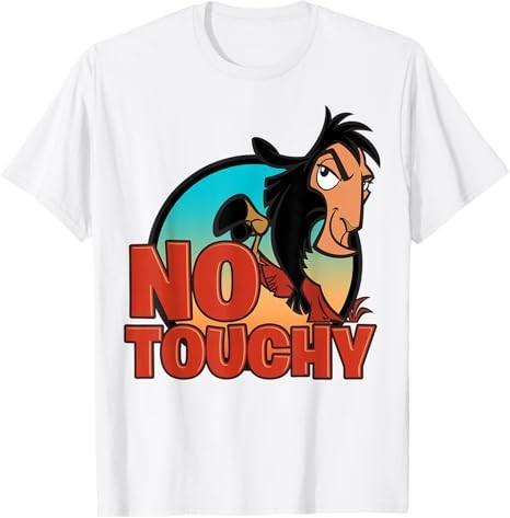 Emperors New Groove No Touchy Smirky Graphic White TShirt S