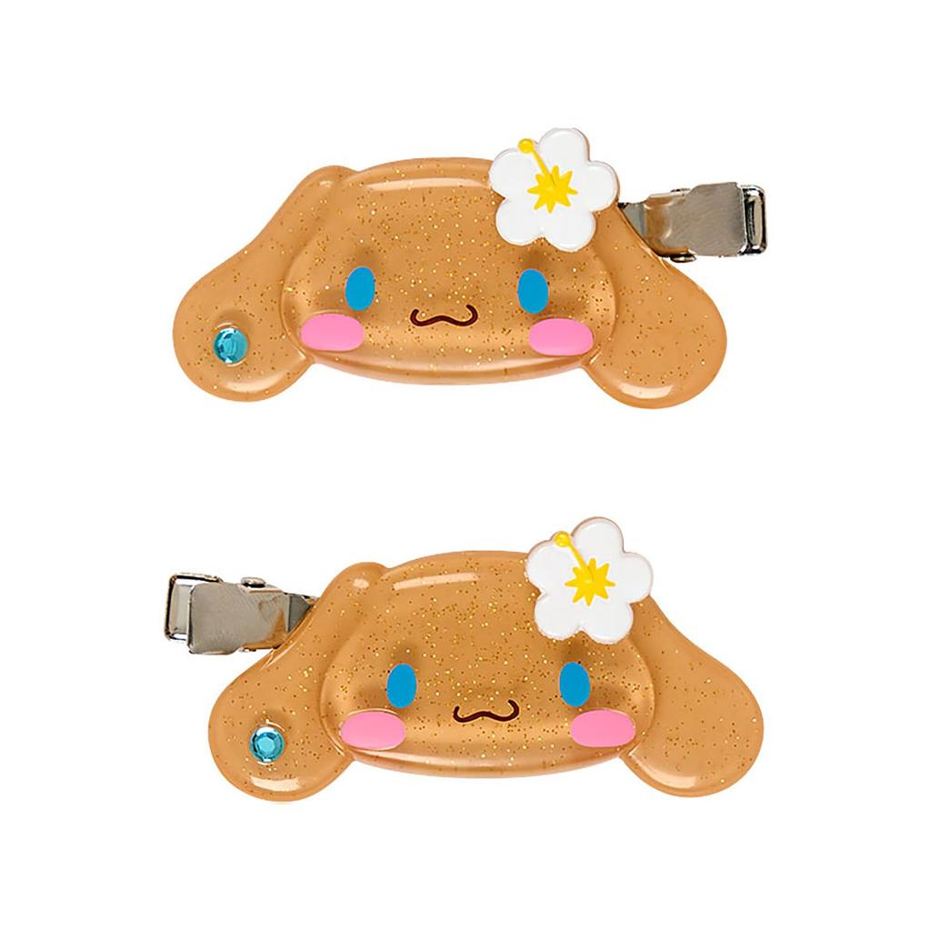 Sanrio Cinnamoroll Bangs Clip (Tokonatsu Vacation) - ABS & Steel, Set of Right-Facing and Left-Facing, Ages 3+, 484377