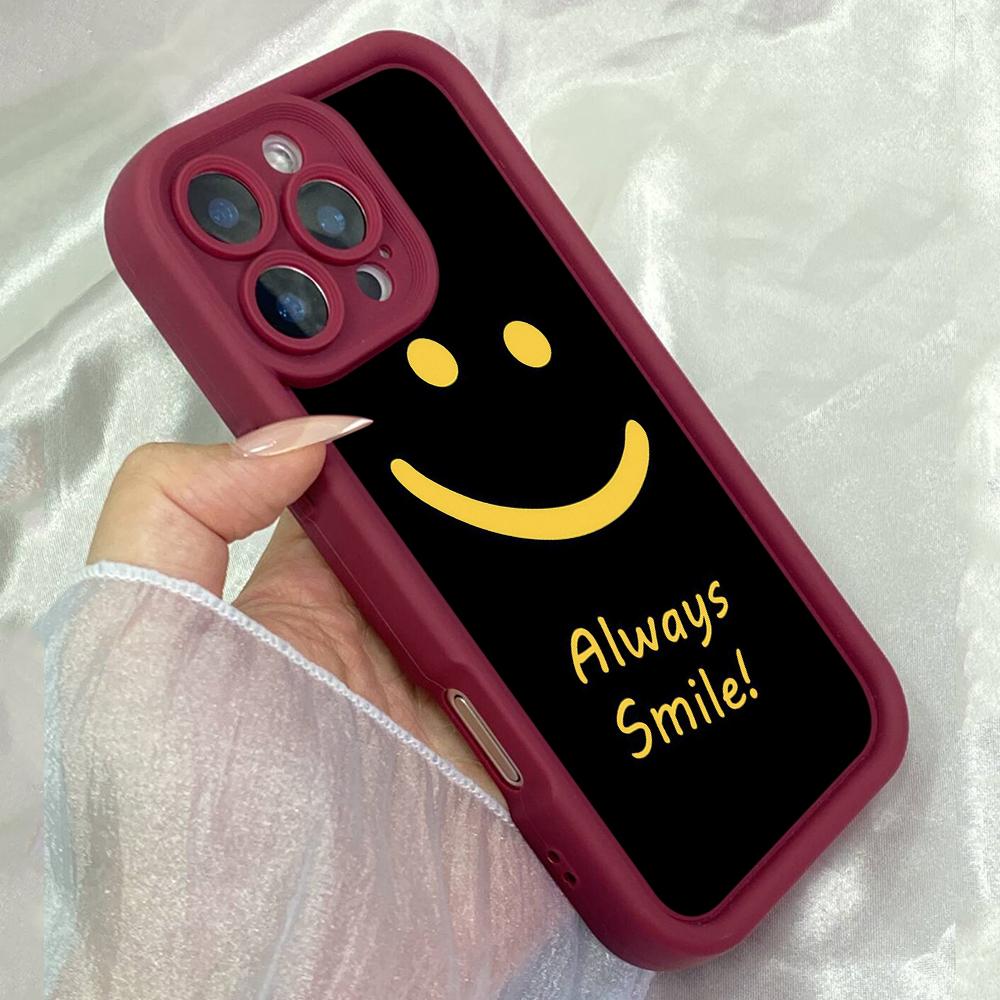 JT13 Always Smile! Realme 14 15 Huawei P40 Honor 70 90 Infinix Tecno itel Motorola Google All Model Angel eyes Soft TPU Phone Case