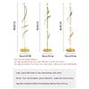 Modern LED Floor Lamp Gold White Dimmable Decorative Lighting For Living Room Bedroom Bedsideside Study Room Interior luminaries