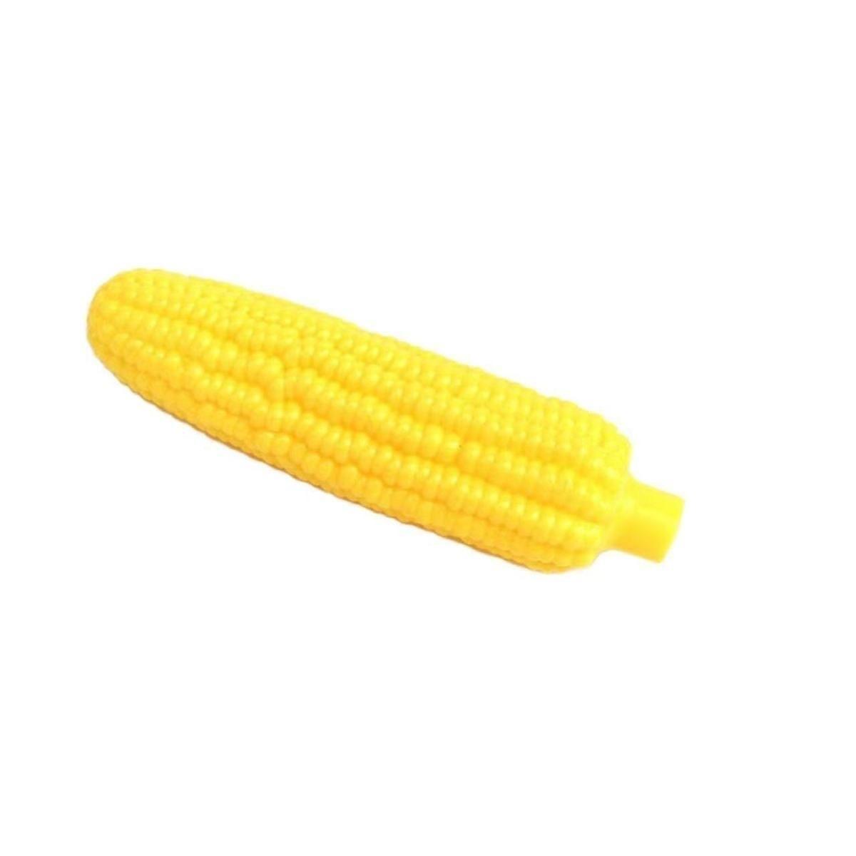 Pet Toy Corn Shaped Dog Shape Squeaky Teeth Grinding Chew Interactive Playing Corn