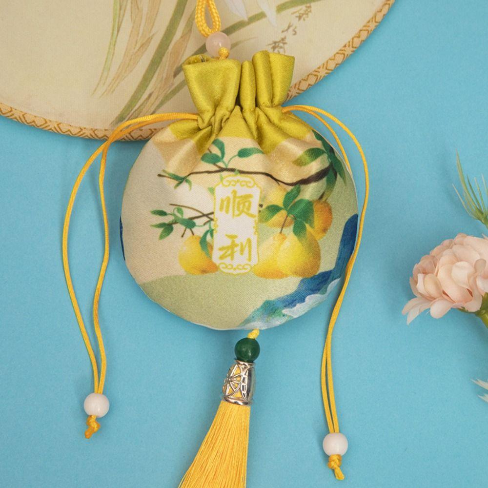 

Hanging Jewelry Storage Bag Tassel Jewelry Packaging Smooth Coin Purse Children C