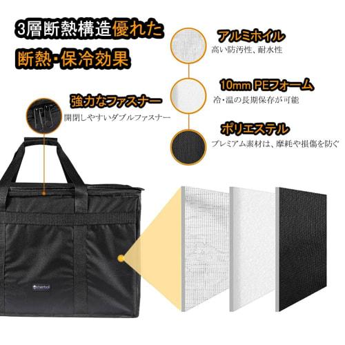 Cherrboll Eco Bag, Shopping Bag, Insulated, Thermal, Storage Bag, Lunch Bag, Large Capacity, Waterproof, Foldable, Tote Bag, Divider