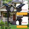 7/9 LED Solar LED Light Spotlights Outdoor IP65 Waterproof Lights Brightness Adjustable for Garden Backyard Driveway Patio Decor