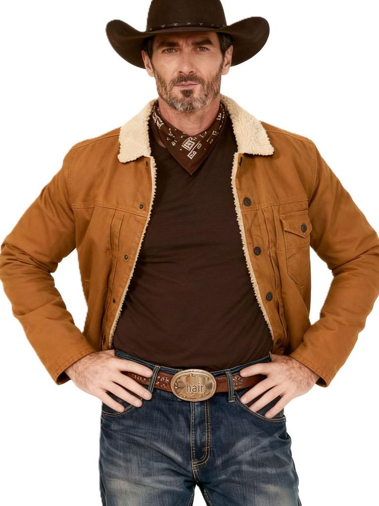 Men's Plus Velvet Autumn-Winter Cotton Workwear Coat - High Quality, European Large Size, Stylish & Handsome