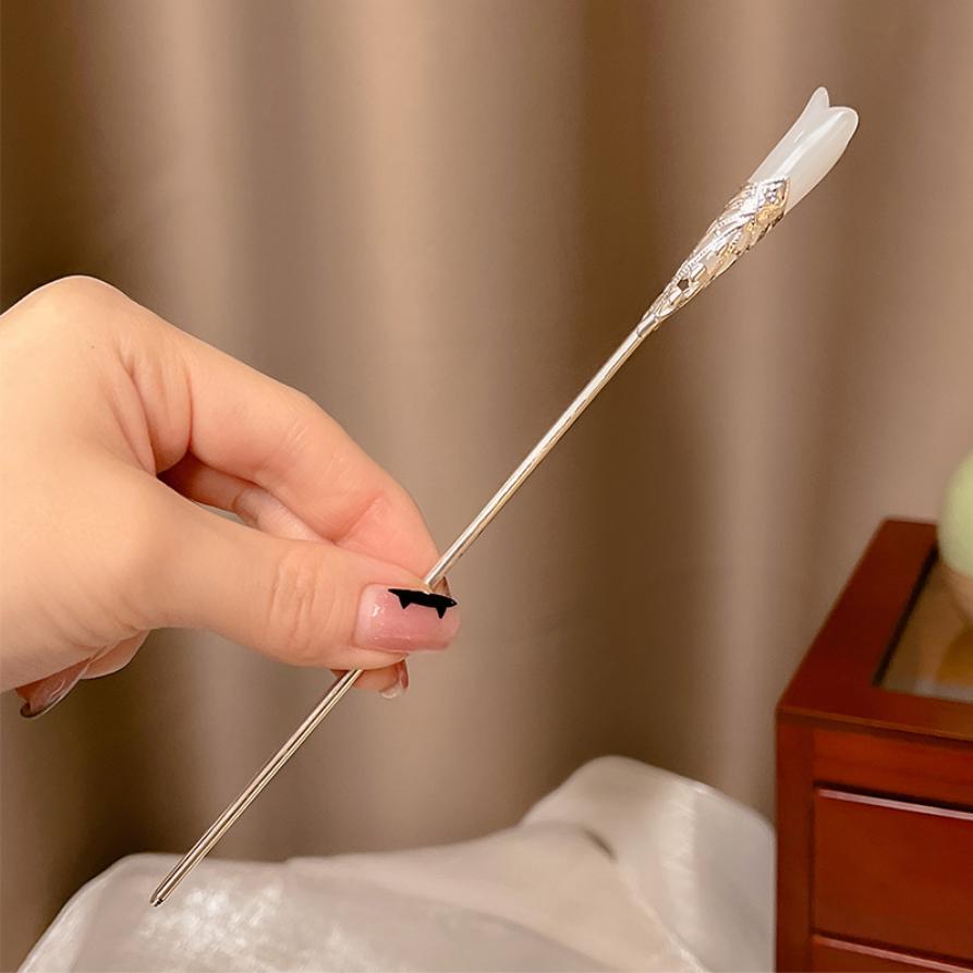 

Аксессуар для волос в китайском стиле, сплав, шпилька для волос, ювелирное изделие, женская игла для волос, подходит для повседневной носки, подарки, модная заколка для волос для девочек