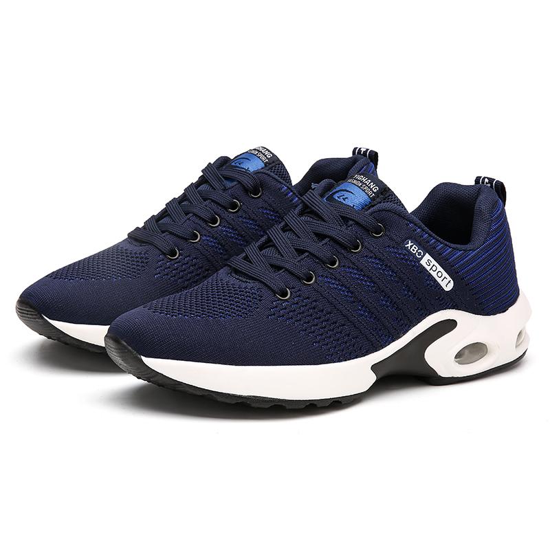 48 große Größe rutschfest verschleißfest fliegendes Strick atmungsaktiv Sportschuhe Luftpolster Dämpfung Allround Reise Laufschuhe