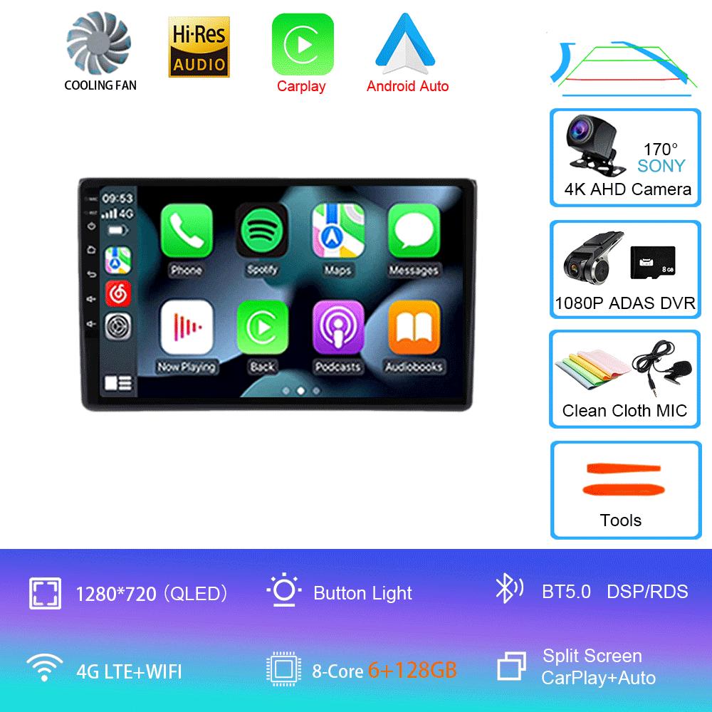 Android 14 Car Radio Wireless Carplay Android Auto For Wuling Hongguang 2025 Multimedia GPS Player Head Unit No 2 Din 2din Dvd