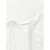 Womens Tee White Bold Letter Vibrant Floral Print Round Neck Short Sleeve Breathable Smooth Texture Casual Summer Top