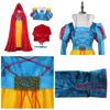 Costume de Blanche-Neige Réel de Film Pour Filles Halloween Cosplay Jeu de Rôle Fantaisie