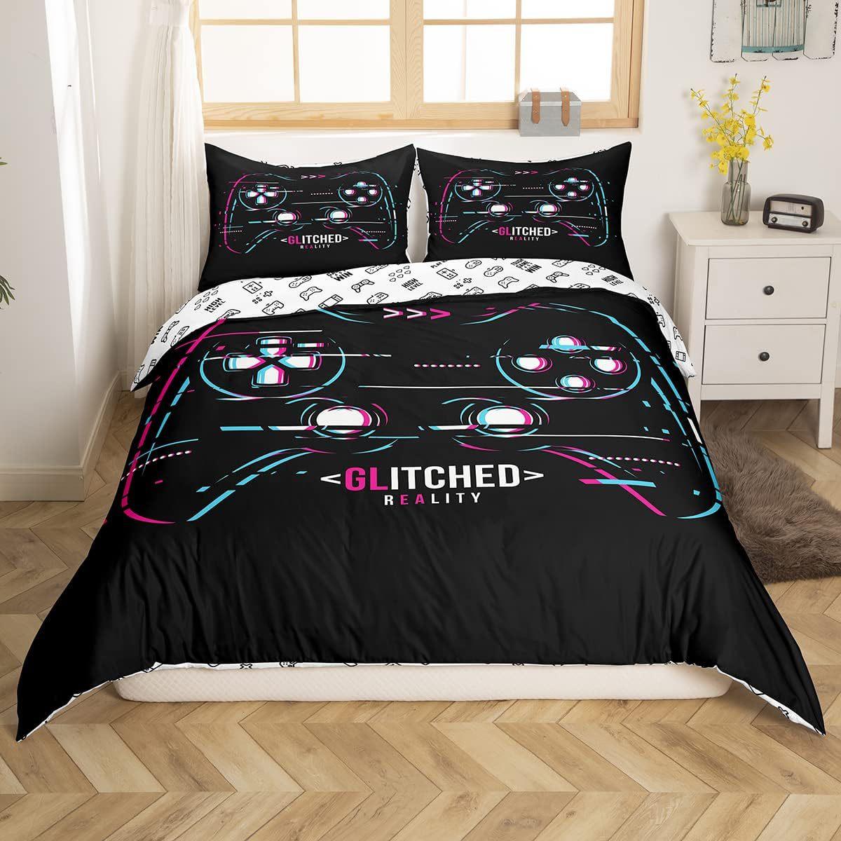 

Digital Printing Three-Piece Set, Game Machine Quilt Cover Sheets Can Be Determined quilt cover 135 * 200 * 1 2pcs