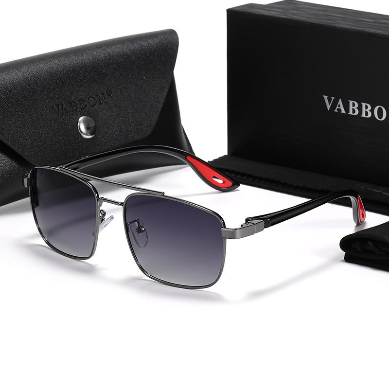 Dote Men's Black/Brown Vabbon Large Frame Sunglasses For Wo Trendy Uv Protection Driving Shades Fashionable