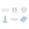 Candlesticks Silicone Molds for DIY Decorations Square Candle Holder Resins Moulds Casting Mould Candle Holder Molds