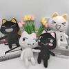 Cartoon Couple Black And White Cat Plush Toys Cute Animals High Quality Creative Simulated Stuffed Doll Home Decor Birthday Gift