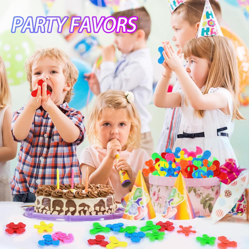 12/24Pcs Mini Fidget Spinner Bulk, Party Favors Fidget Spinners For Kids, Goodie Bag Stuffers, Stress Relief Sensory Fidget Toys