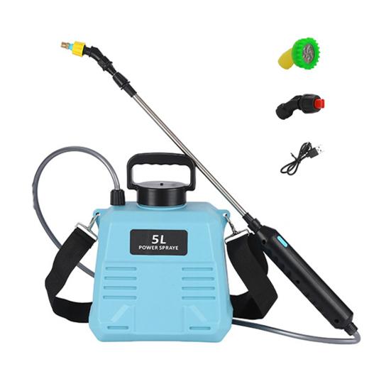 5L/8L Electric Garden Sprayer Backpack Lawn Sprayer with 3 Nozzles Retractable