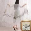 Silk Impressionist Claude Monet Snowy Road At Honfleur Chiffon Silk Large Masterpiece Stole Gift [Anemos] 100%