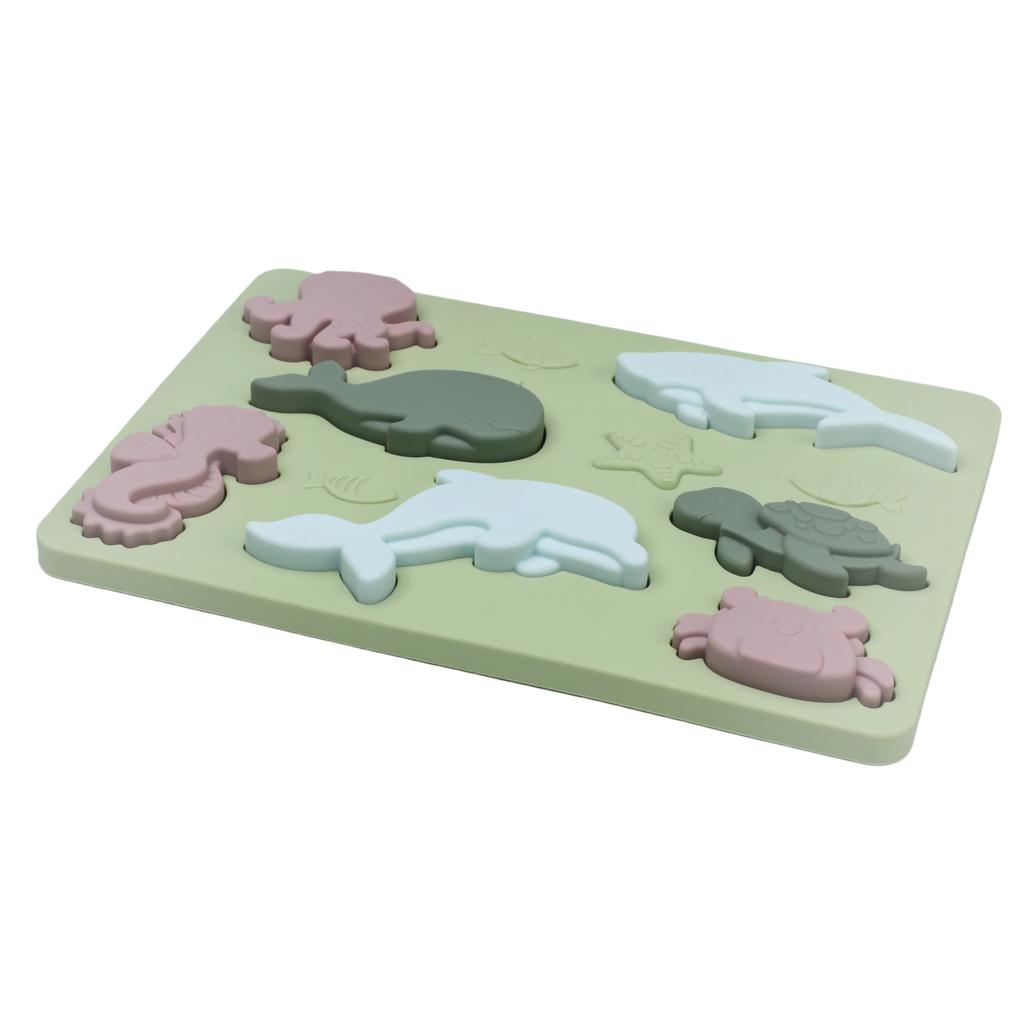 Silicone Educational Abc Puzzle Upper Case and Lower Case Letters for Gifts Child Birthday Guest Boys Girls Children Preschooler