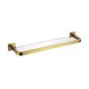 304 Stainless Steel Bathroom Set: Square Rack, Coat Hook, Toilet Paper Holder, and Brush