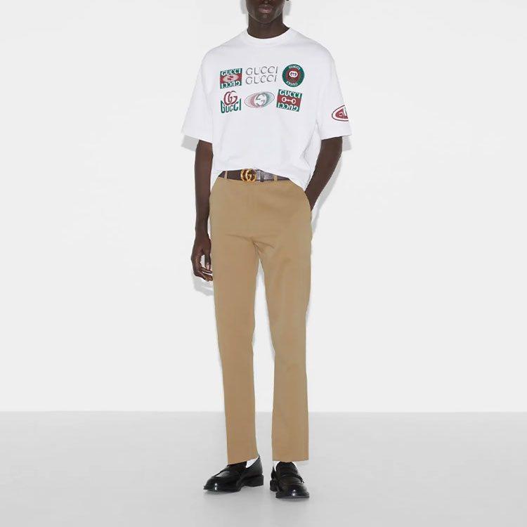 GUCCI Multi Logo T Shirt 784361-XJGQY-9074