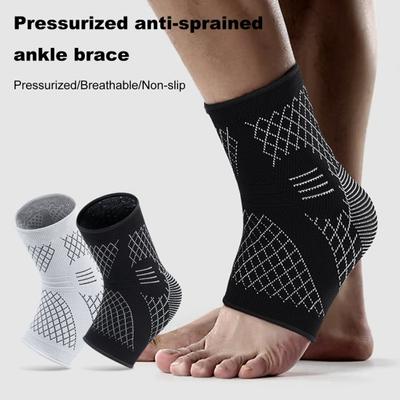Sports Ankle Support Brace Compression Sleeve High Elastic Friendly To Skin Breathable Stabilizing Ankle Wrap for Women Men