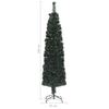 VidaXL Artificial Slim Christmas Tree and Stand Christmas Tree Decoration Christmas Garden Patio Backyard Outdoor 120 Cm 328443