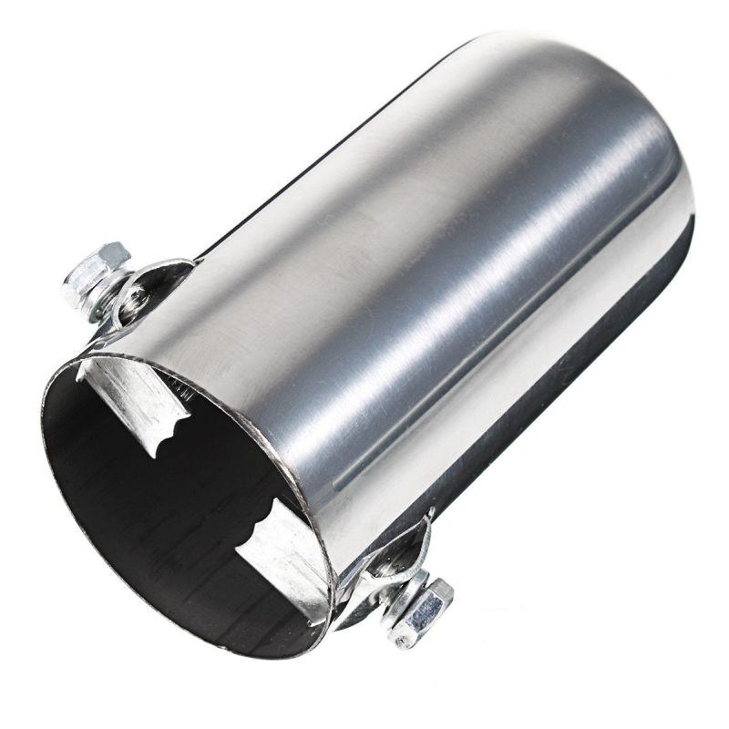 51mm Inlet Diameter Stainless Steel Car Exhaust Muffler Pipe Modified Tail Throat A1