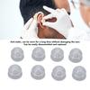 20 Pcs Sound Aid Dome 12mm Transparent Double Layer Closed Sound Aid Tips with Vent Cleaner and Cleaning Brush
