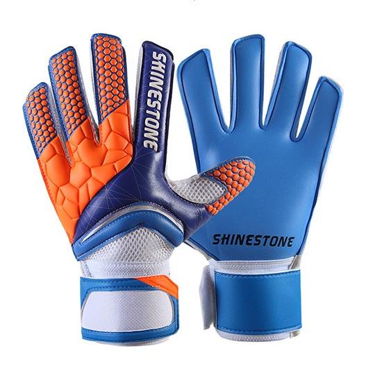 Men Kids Size Latex Professional Soccer Goalkeeper Gloves Strong Finger Protection Football Match Gloves