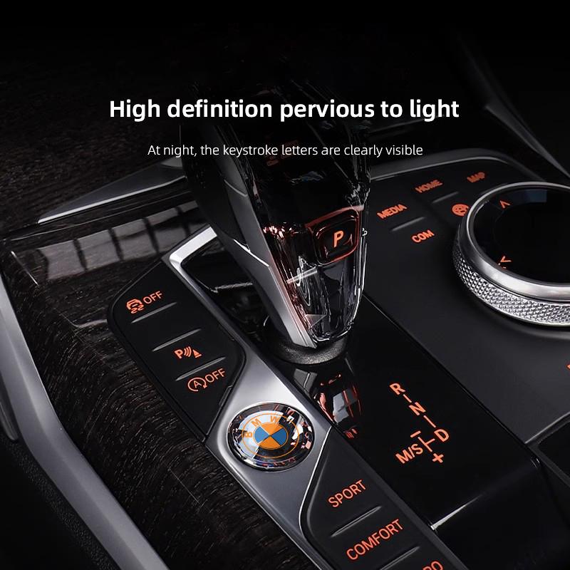 DKHN5 Crystal Car One Click Start Button For BMW M Power 3 Series E90 E92 F30 F35 G20 F10 G30 G28  ABS Engine Start Stop Cover Trim