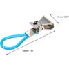 Woogim 10PCS Metal Hanging Towels Clip with Hanging Loop Kitchen Towels Clips Tea Towel Storage Clips for Home Kitchen Bathroom