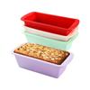 4Pcs Silicone Bread Mold Set Nonstick Loaf Tin Bakeware Cake Pastry Bread Baking Mold Bread Pan Baking Tray Loaf Pan Baking Tool