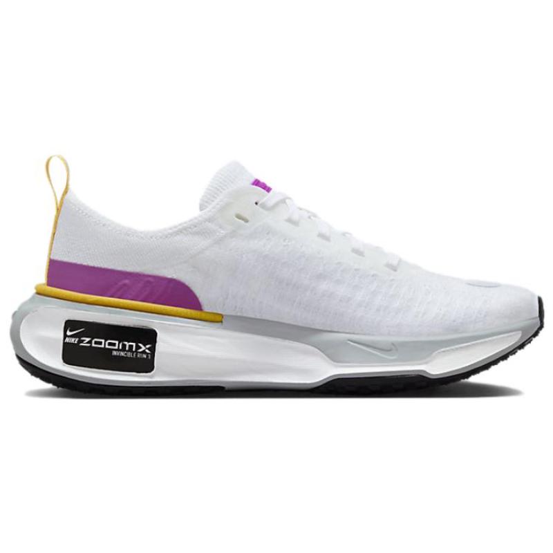 Nike ZoomX Invincible Run 3 White Vivid Purple Women's Sneakers Casual DR2660-101