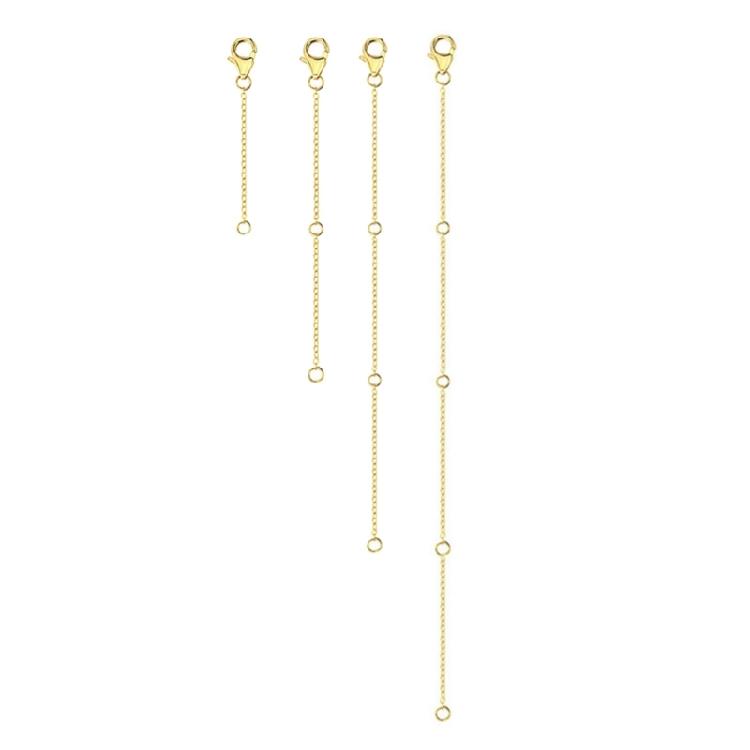 4 Piece Multi Functional Chain Extension Tail Extender for DIY Jewelry Making